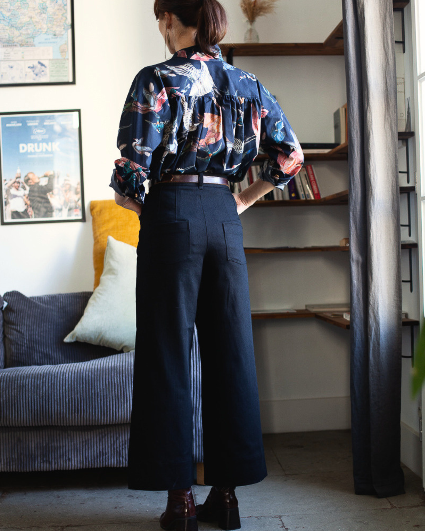 Pantalon Marinette denim Bio noir