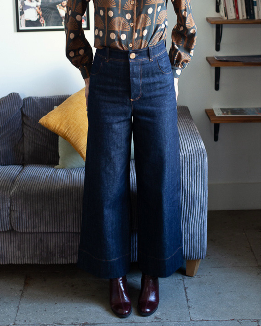 Pantalon Marinette denim recyclé