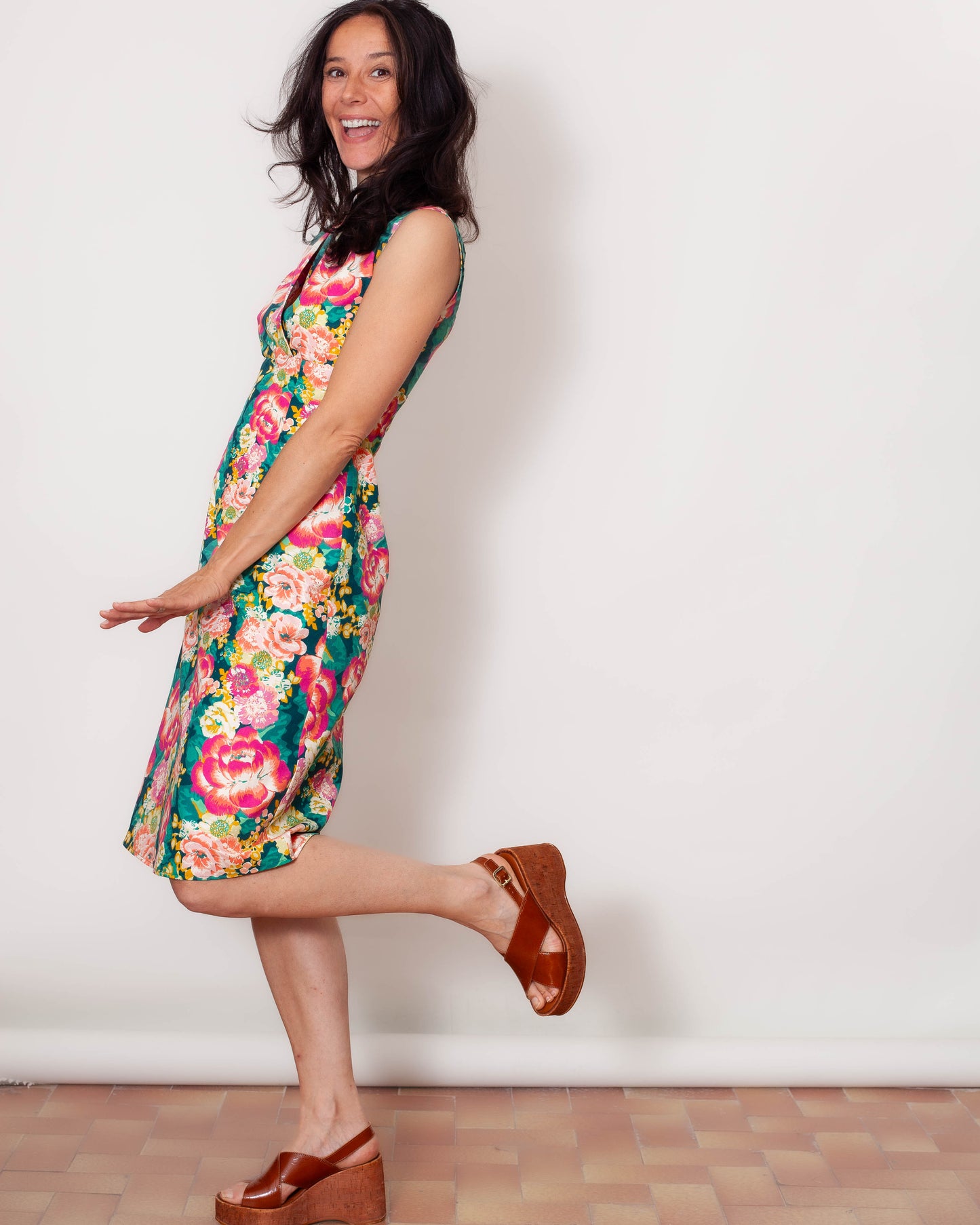 Robe Cloe Pivoines