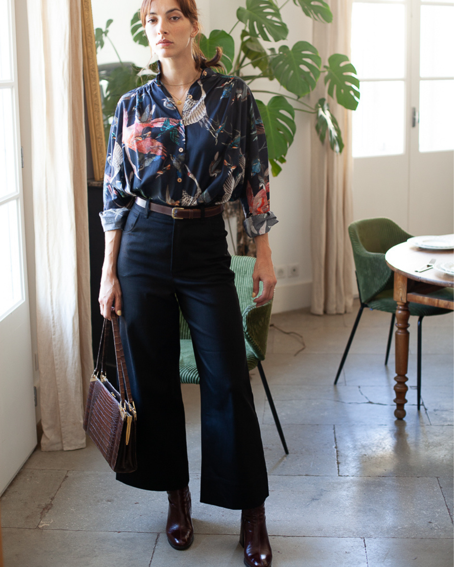 Pantalon Marinette denim Bio noir