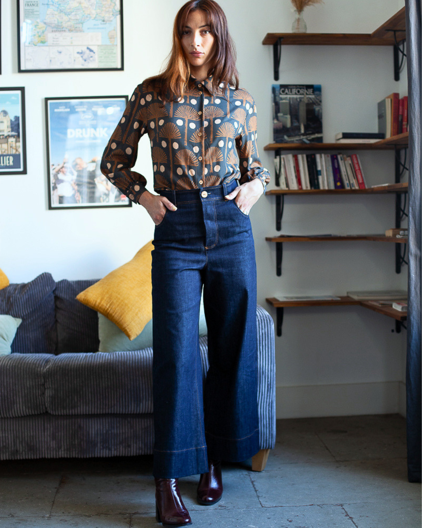 Pantalon Marinette denim recyclé