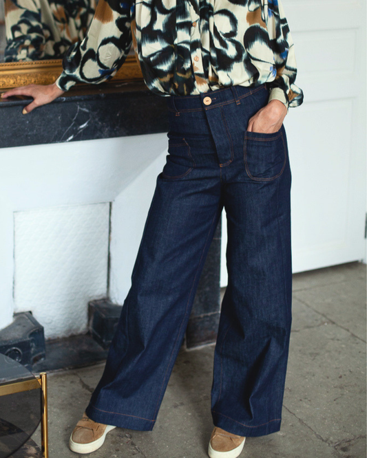 Pantalon Karine denim recyclé