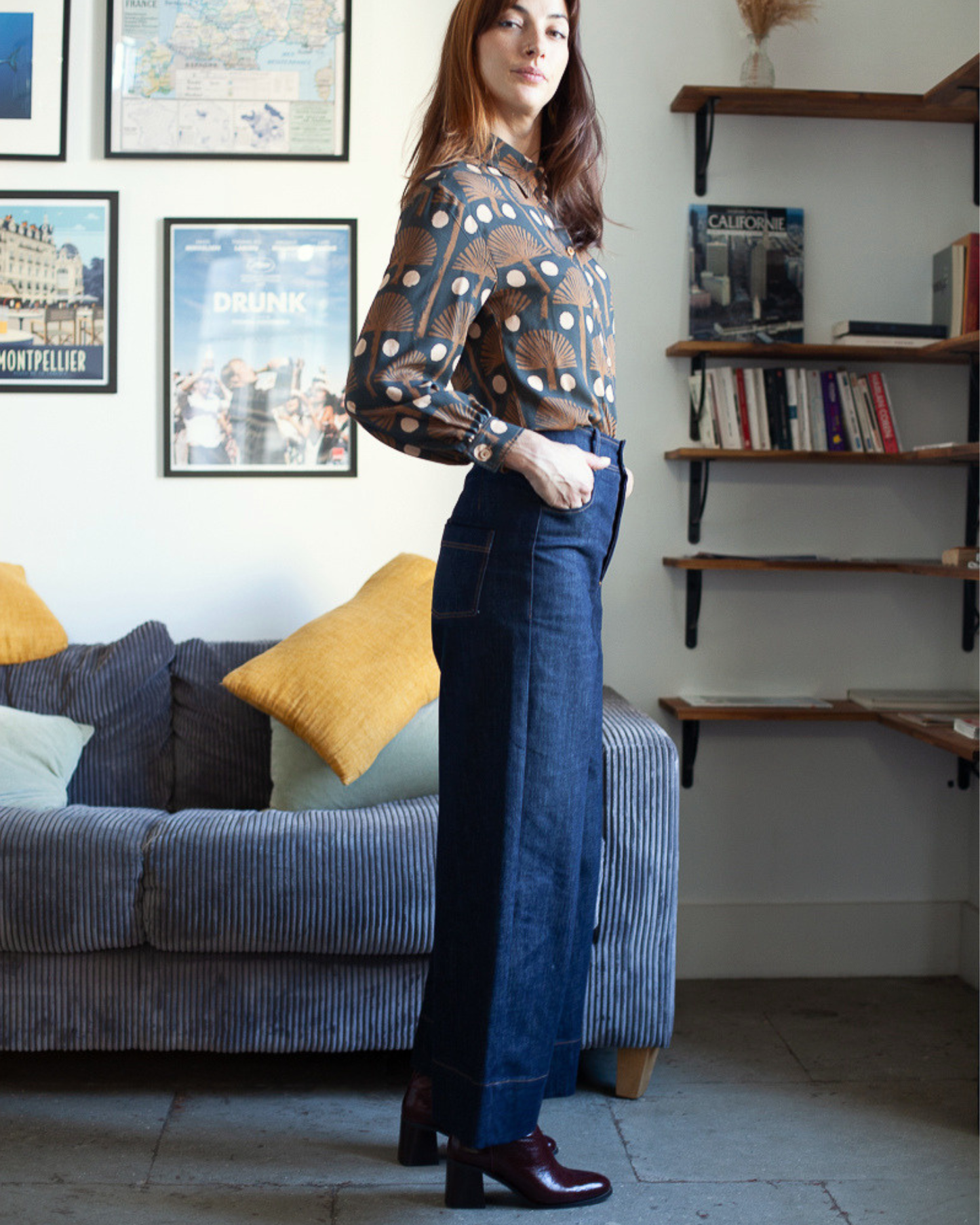 Pantalon Marinette denim recyclé