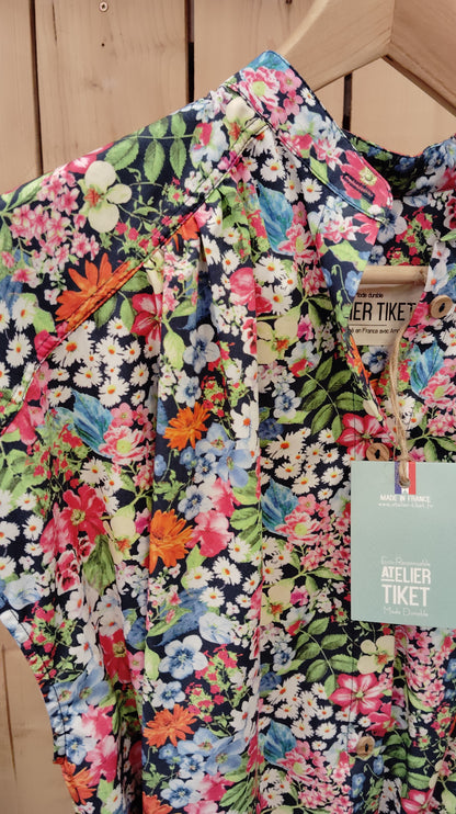 Chemise Claudine flowerpower DIV BIO- DERNIÈRE CHANCE