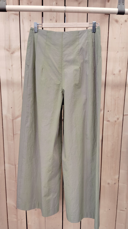 Pantalon MANON rayures kaki UP - DERNIERE CHANCE