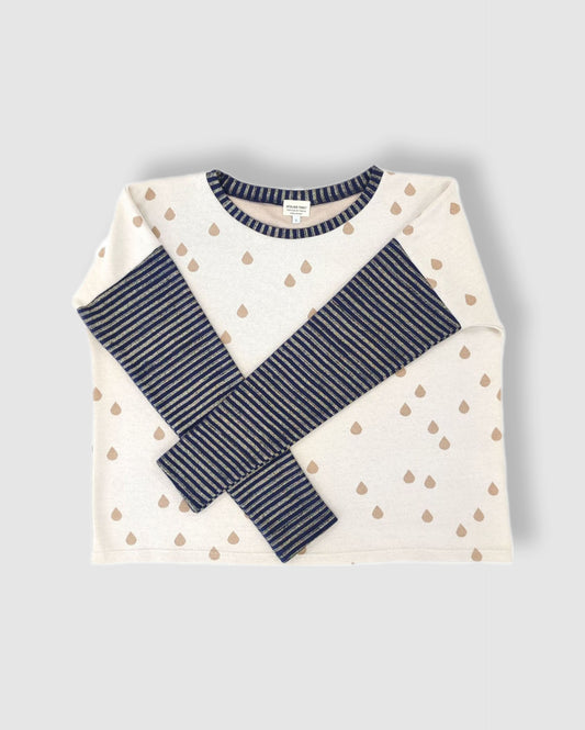 DERNIERE CHANCE- Pull over size BIO beige