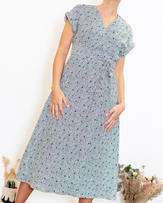 DERNIERE CHANCE- Robe Charlotte lin Pivoines