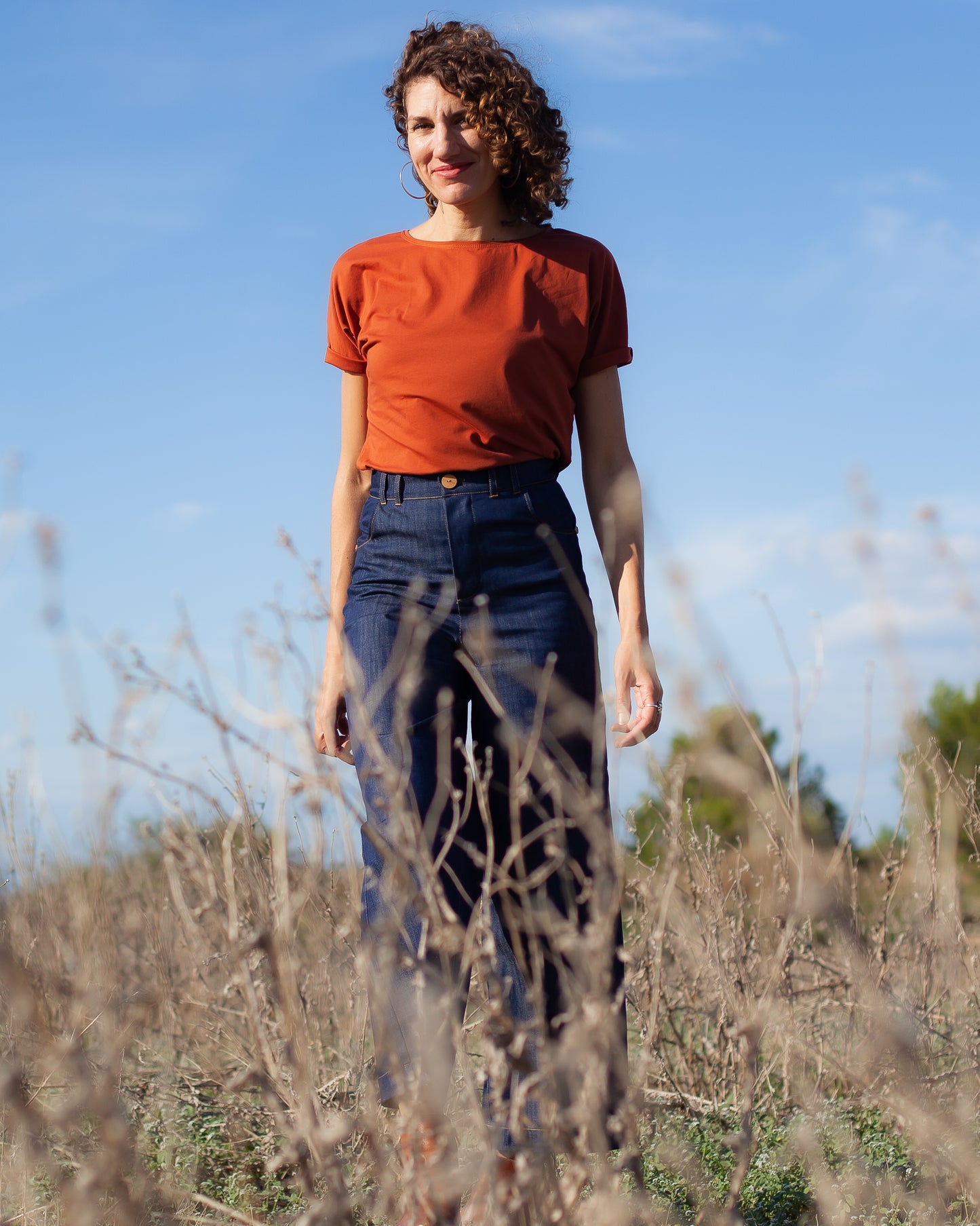 Tee-shirt Louise bio gots Rouille