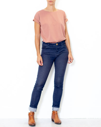 Tee-shirt Louise vieux rose