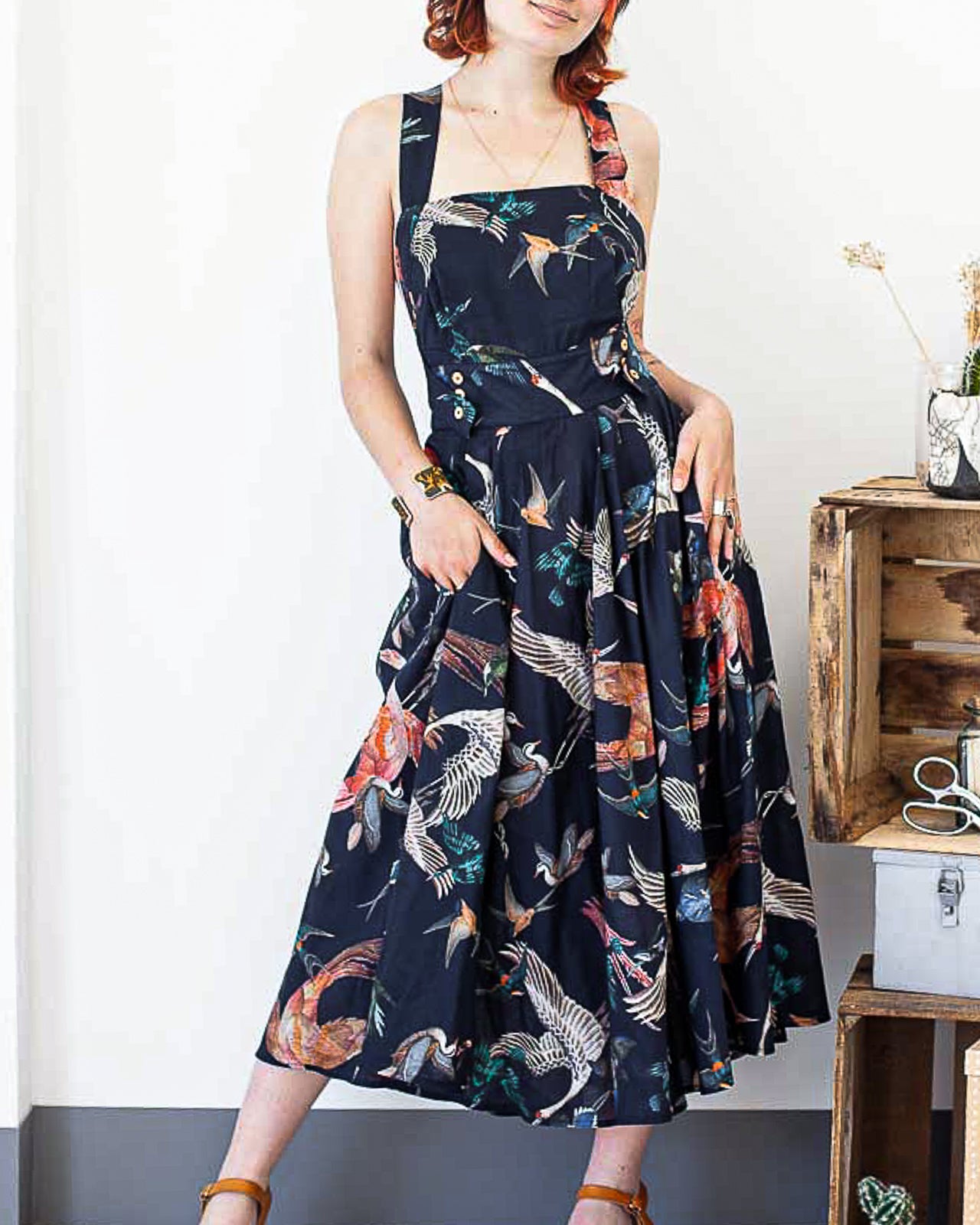 ROBE CHARLIE DOS NU voile de coton BIO Yari