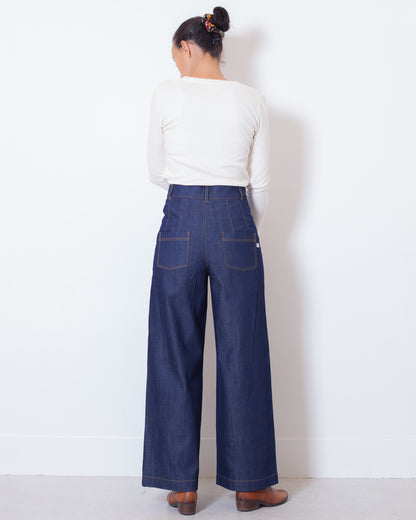 Pantalon Marinette Denim BIO - 20% --->à 152€ en PRECOMMANDE au lieu de 190€ !