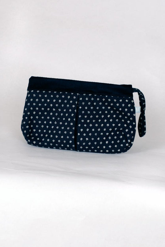 Pochette Lise - pois marines