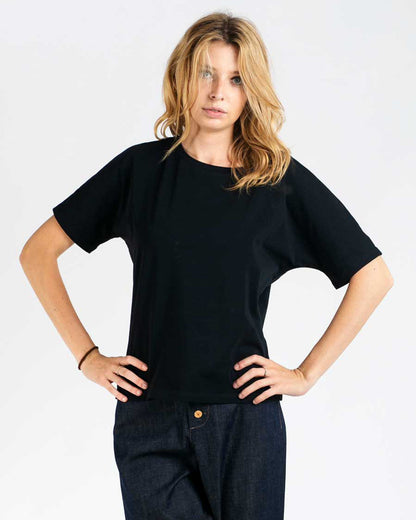 ICONIQUE - Tee-shirt Louise BIO gots Marine