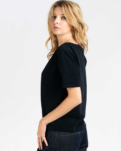 ICONIQUE - Tee-shirt Louise BIO gots Marine