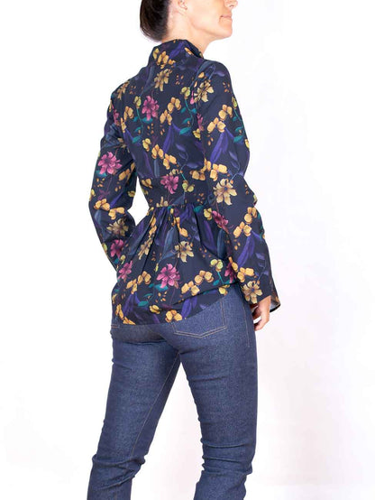 DERNIERE CHANCE-  Haut Caroline Night Orchid BIO  -PRIX ROND
