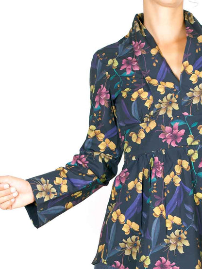 DERNIERE CHANCE-  Haut Caroline Night Orchid BIO  -PRIX ROND